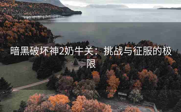 暗黑破坏神2奶牛关：挑战与征服的极限