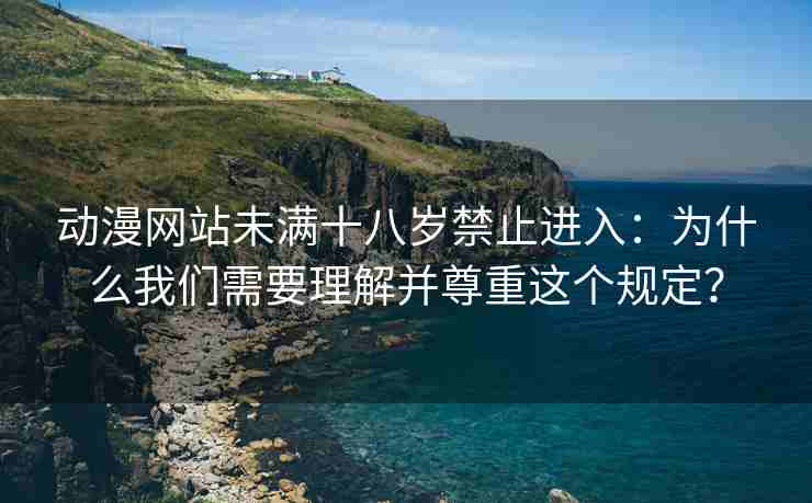 动漫网站未满十八岁禁止进入：为什么我们需要理解并尊重这个规定？